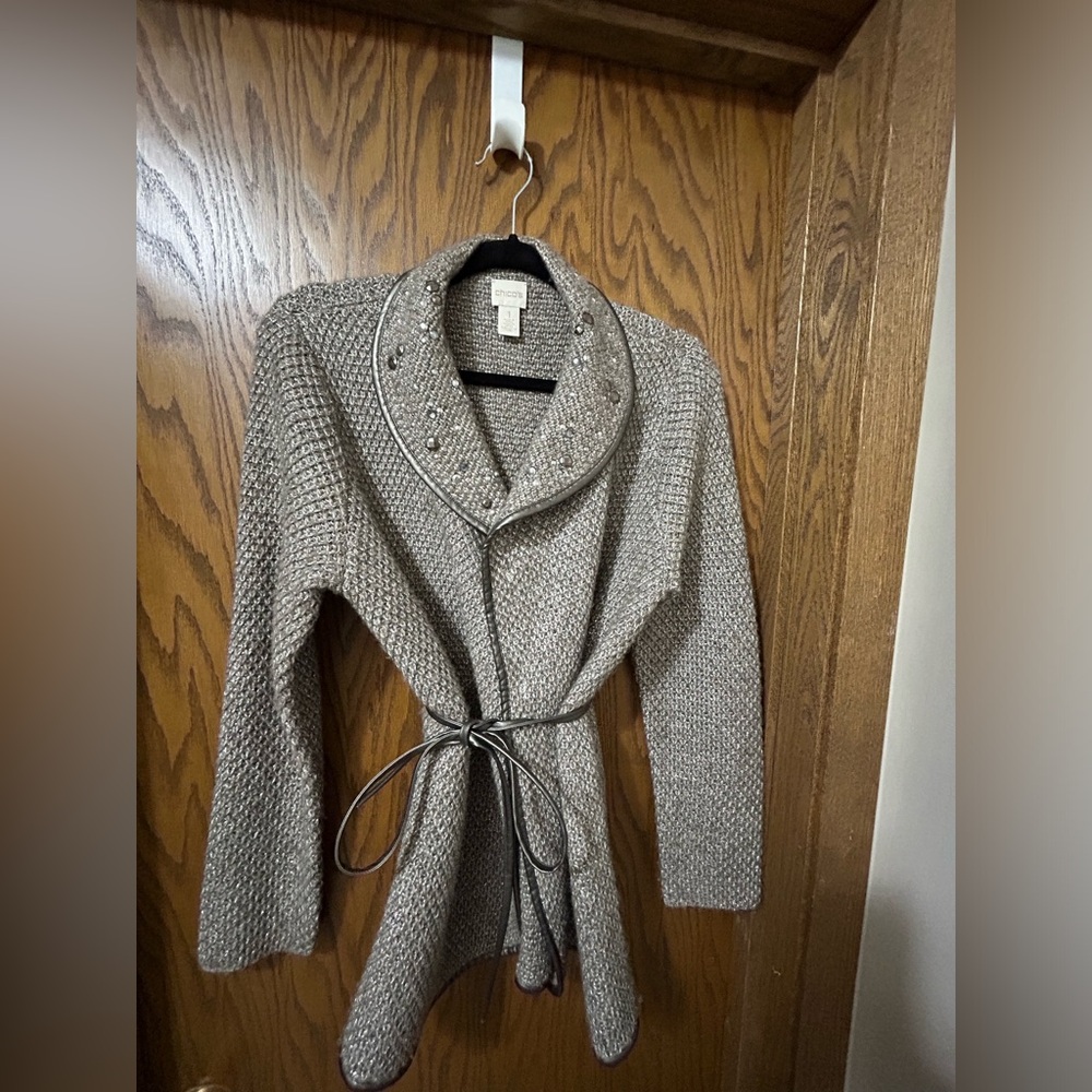 Chico’s bejeweled sweater